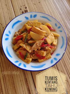 Foto resep Tumis Kentang Tahu Kuning