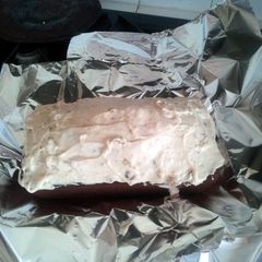 A picture of Teri's Buttercream Frosting for Banana Nut Bread.