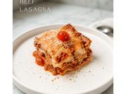Gambar mozarella beef lasagna