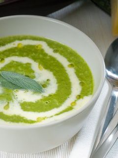 صورة لوصفة طريقة عمل شوربة السبانخ