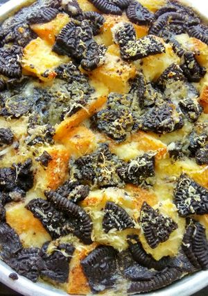 Foto resep Pudding Roti Oreo