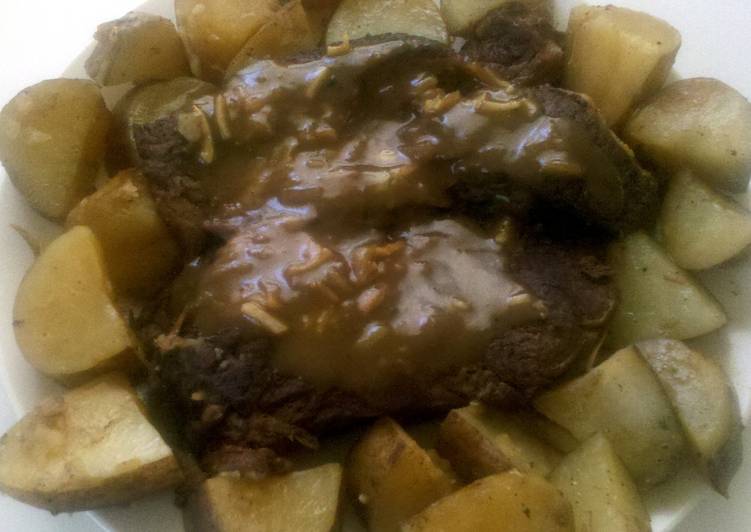 Recipe of Any-night-of-the-week Freakin&#39;s Crockpot Dr. Pepper Pot Roast