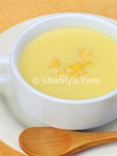 صورة لوصفة شوربة الذرة