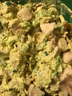 A picture of Chicken salad.