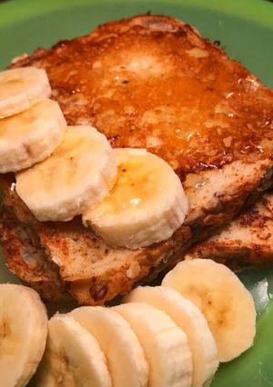 Una foto de French toast saludables