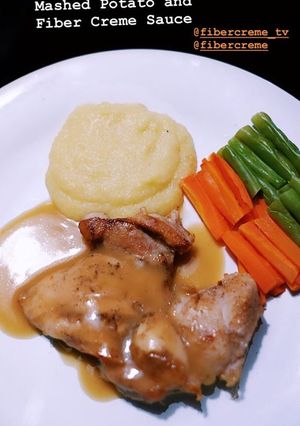 Foto resep Steak Ayam Saus Fibercreme