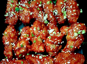 รูปของ ไก่ทอดซอสเกาหลี(ไก่บอนซอน) bonchon chicken