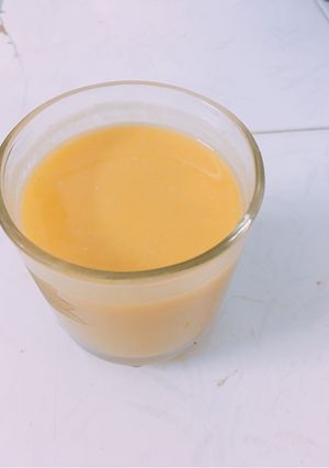 Hình của món Sữa khoai lang hạt sen.