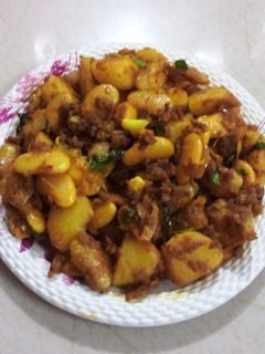 தலைப்பு : உருளைக்கிழங்கு டபுள் பீன்ஸ் மசாலா வறுவல் செய்முறை முக்கிய புகைப்படம்