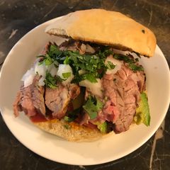A picture of Steak Sandwiches with Chipotle Secret Sauce.