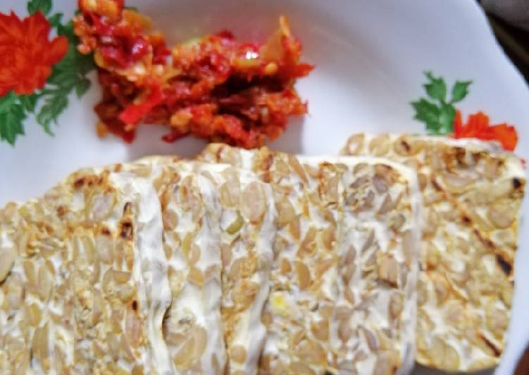 Resep Tempe bakar sambal mentah, Sempurna