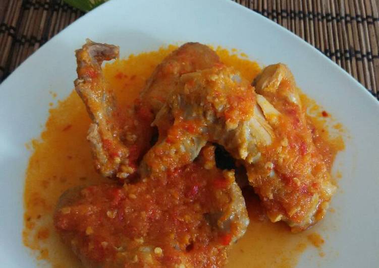 Resep Ayam saus merah yang mudah