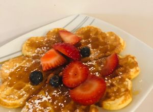 Una foto de Waffles 🧇 receta: el Crandon