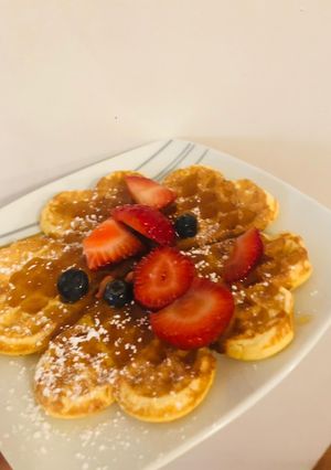 Una foto de Waffles 🧇 receta: el Crandon