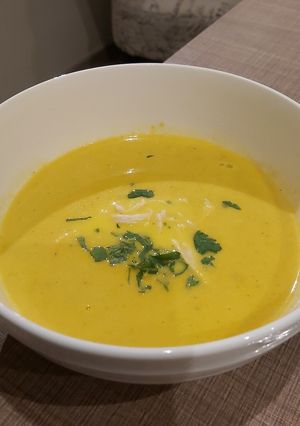Una foto de Crema de Zapallo
