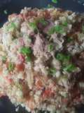 "Arroz" de Coliflor con Atún!!! 🍚🍙🥫🥫🍚🍙🥦🌶🌰🥕