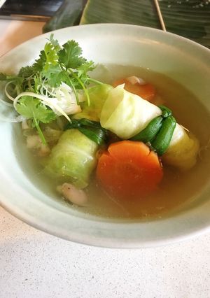 A picture of Vietnamese rolled cabbage.
