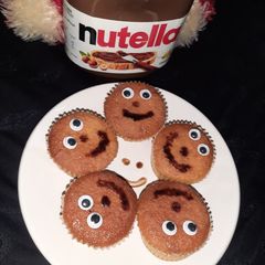 A picture of Nutella cup cakes.