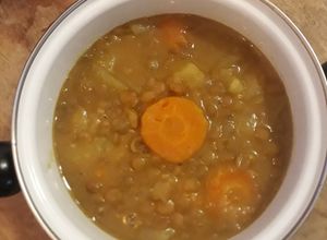 Foto de Lentilha com legumes ao curry