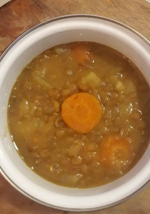 Foto de Lentilha com legumes ao curry