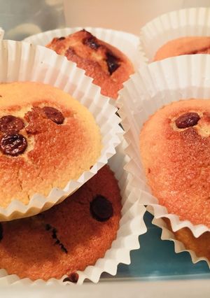 Une photo de Muffins pépitesde chocolat sans gluten