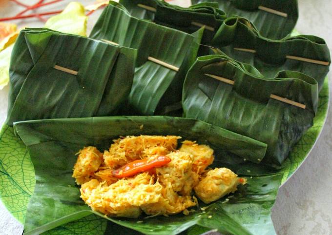 Resep 43. Botok Udang Tahu Tempe, Bisa Manjain Lidah