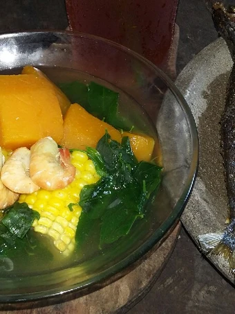 Cara Sederhana Membuat Resep  Sayur Bening Katu mix Udang ala Chang_e yang Menggugah Selera, Enak Banget