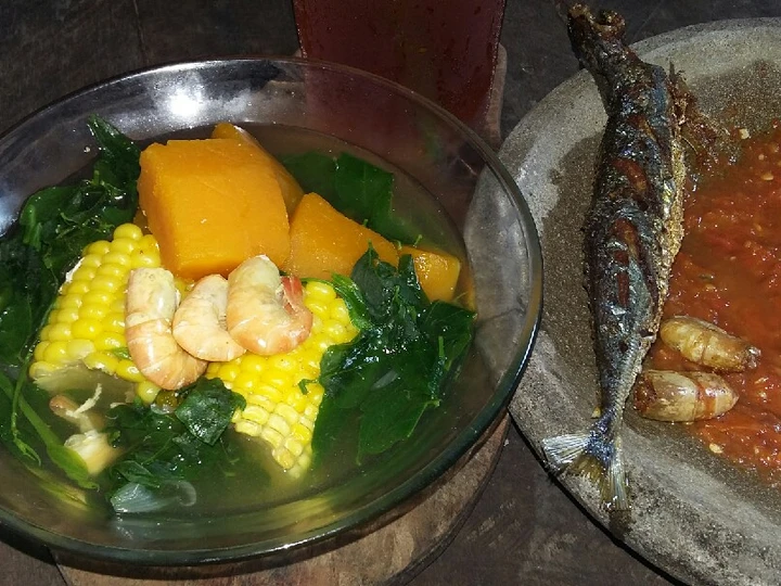 Cara Sederhana Membuat Resep  Sayur Bening Katu mix Udang ala Chang_e yang Menggugah Selera, Enak Banget