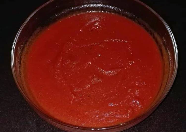 Homemade ketchup