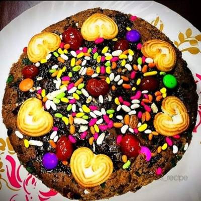 Chocolate cake with little heart Recipe by Rajput Amita Singh ...