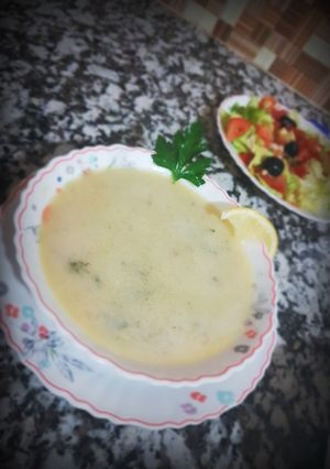 صورة لوصفة شوربة بيضاء