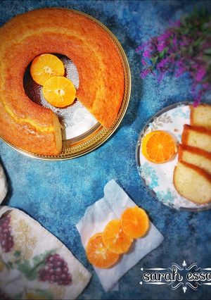 صورة لوصفة كيك الزبادي واليوسفي 🍊