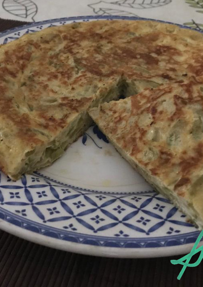 Una foto de Tortilla de calabacines