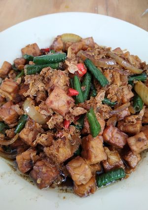 Foto resep Tempe kacang lada hitam