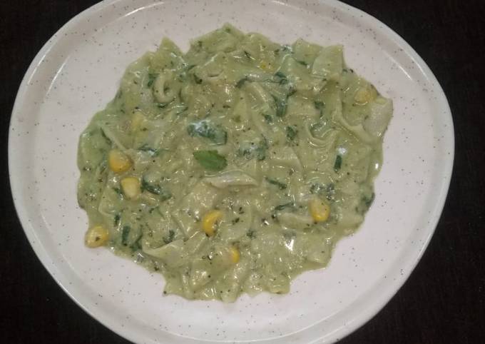 Simple Way to Prepare Any-night-of-the-week Homemade pasta with pesto sauce