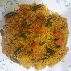 A picture of Vegetable rice.