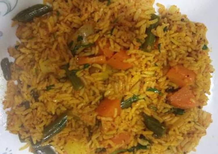 Easiest Way to Prepare Speedy Vegetable rice