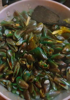 Foto resep Kerang Hijau Bumbu kuning