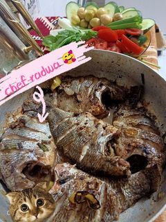 صورة لوصفة سمك بلطي 😂🐟🐟🐟🐟