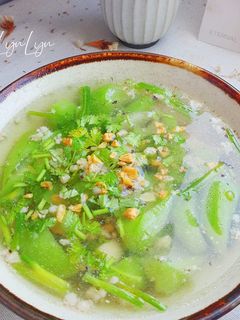 Hình của món 🔸️CANH MƯỚP NẤM ĐÙI GÀ NẤU THỊT BĂM.
