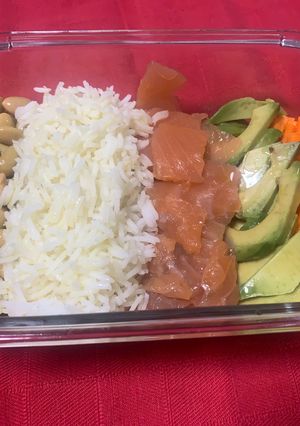 Una foto de Poke de Salmón Ahumado