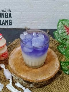 Foto resep Es Yakult Bunga Telang