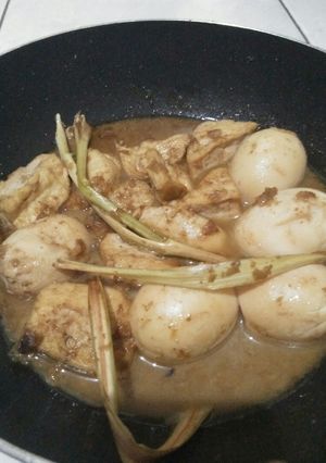 Foto resep Semur tahu dan telur