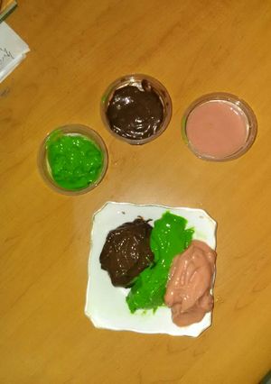 Foto resep Es Krim Pisang Rasa Coklat, Cocopandan dan Greentea