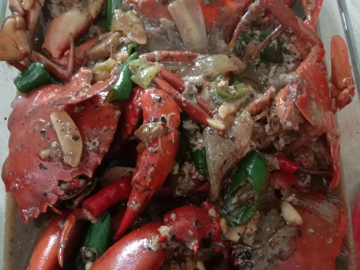 Langkah Mudah untuk Menyiapkan Resep Kepiting lada hitam yang Bisa Manjain Lidah Anti Ribet, Bisa Manjain Lidah