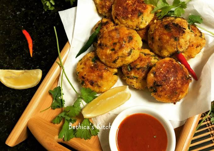 Egg Paneer Tikki Recipe