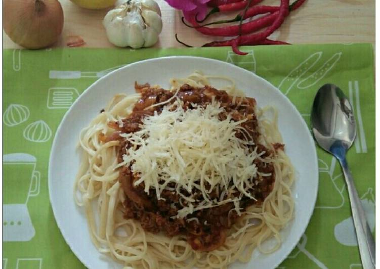 Cara Gampang Menyiapkan Fettuccine Beef Bolognese Anti Gagal