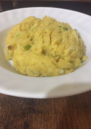 A picture of Mashed matoke.
