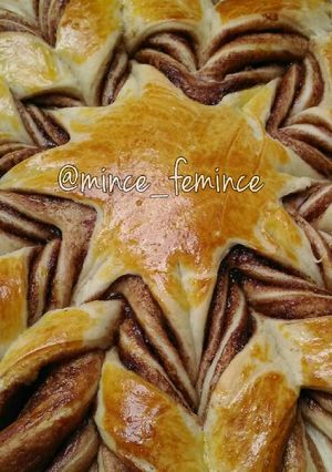 Foto resep Roti Bintang isi Nutella