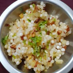 A picture of Sabudana khichdi.